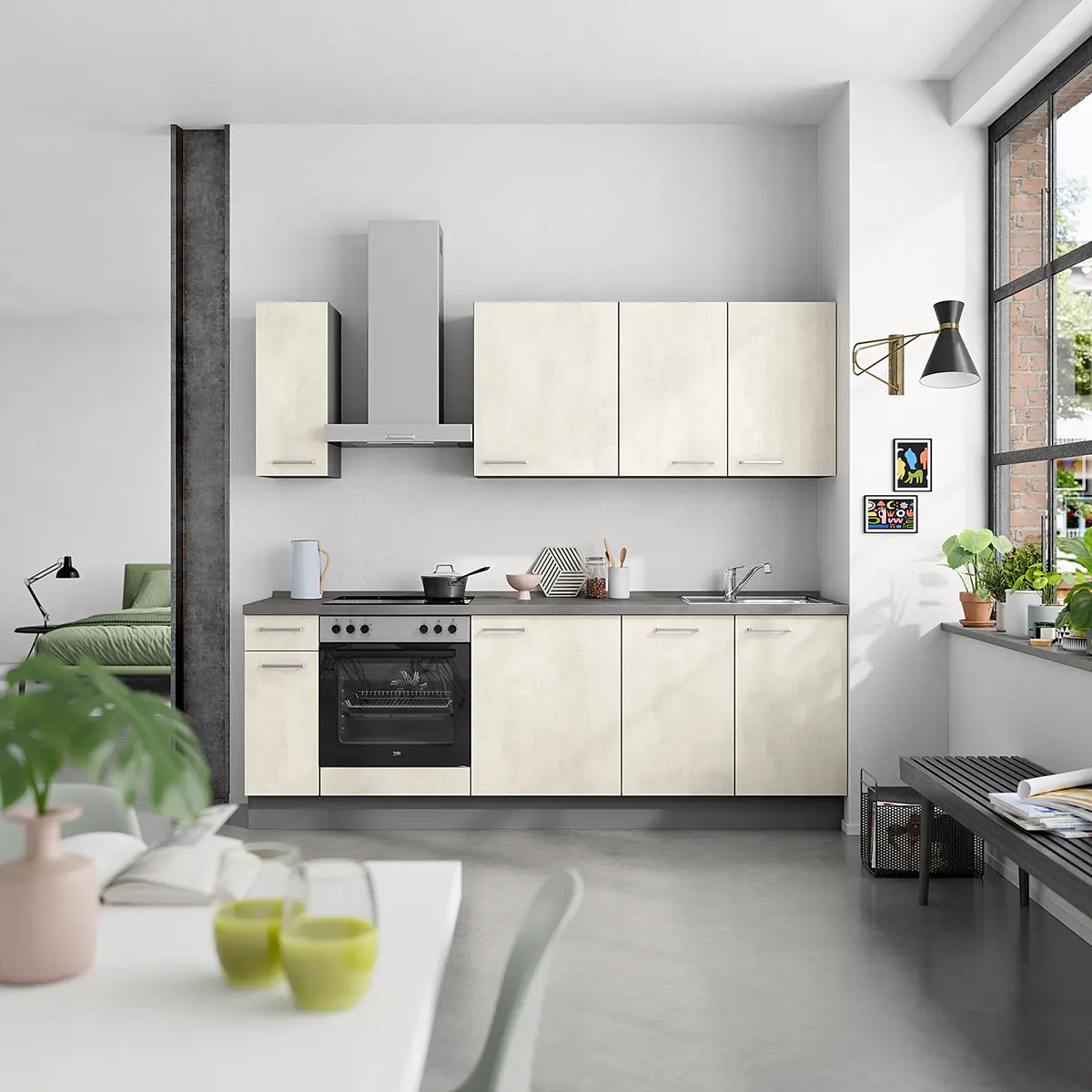 Hängeschrank Riva | Weiß