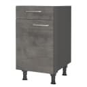 Unterschrank Riva mit Tür 45cm Türanschlag links | Grau