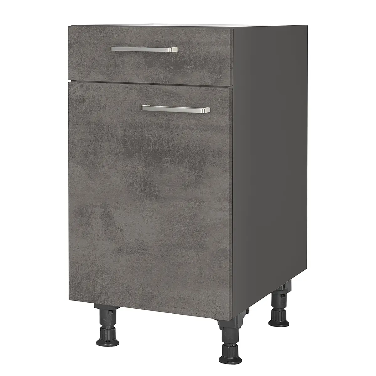 Unterschrank Riva mit Tür 45cm Türanschlag links | Grau
