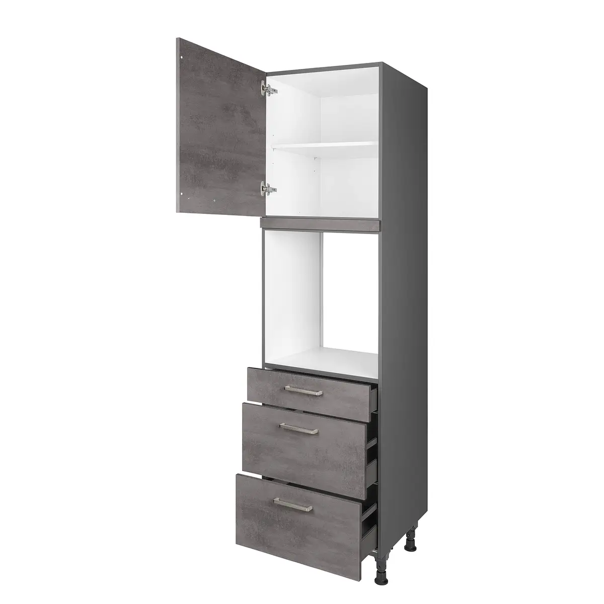 Ofenschrank Riva | Grau
