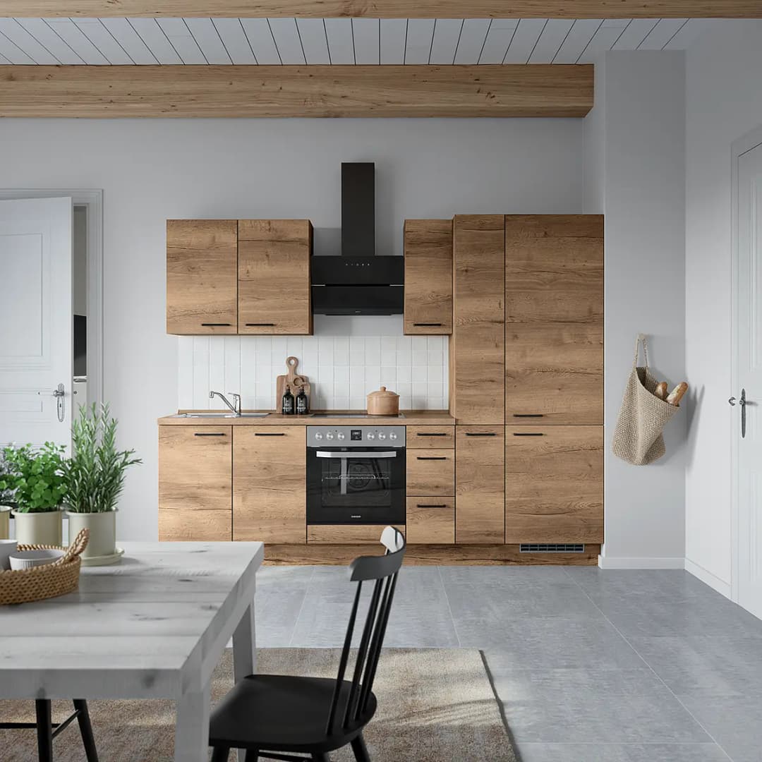 Unterschrank Structura mit Schubladen 30cm | Braun