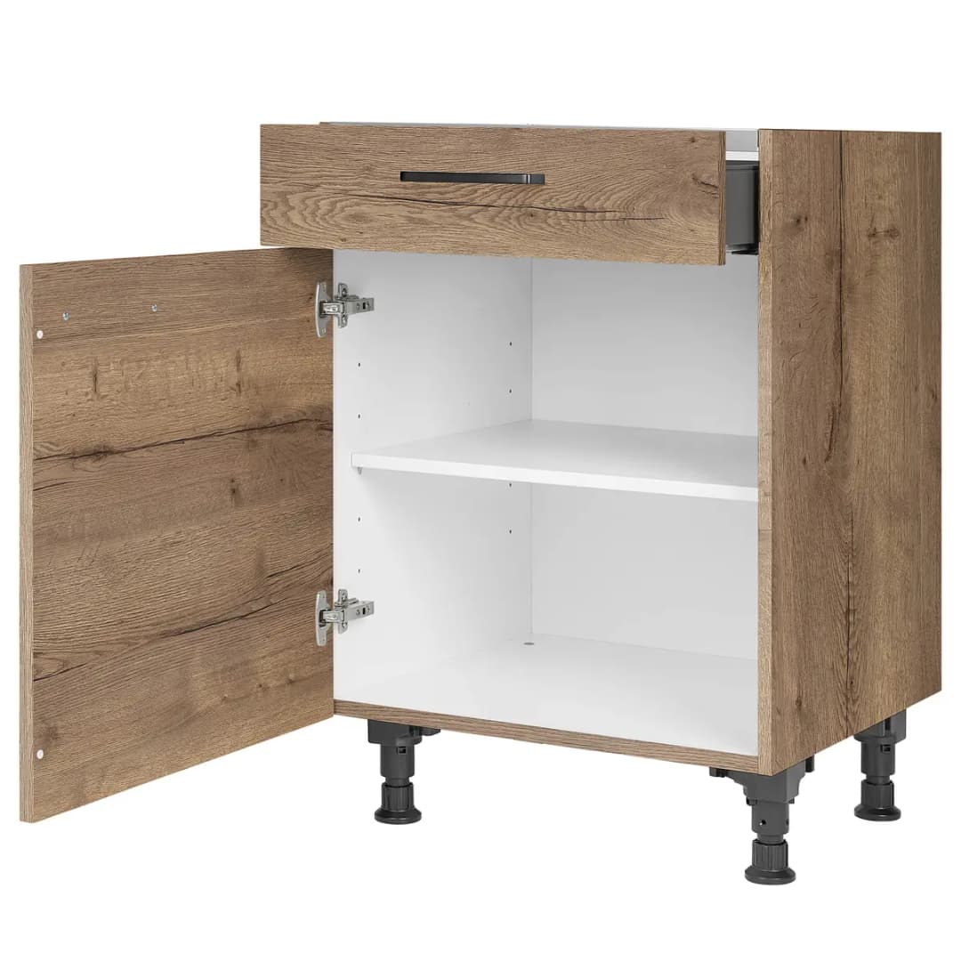 Kochfeldschrank Structura | Braun