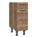 Unterschrank Structura mit Tür 30cm Türanschlag rechts | Braun