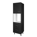 Ofenschrank Touch | Schwarz
