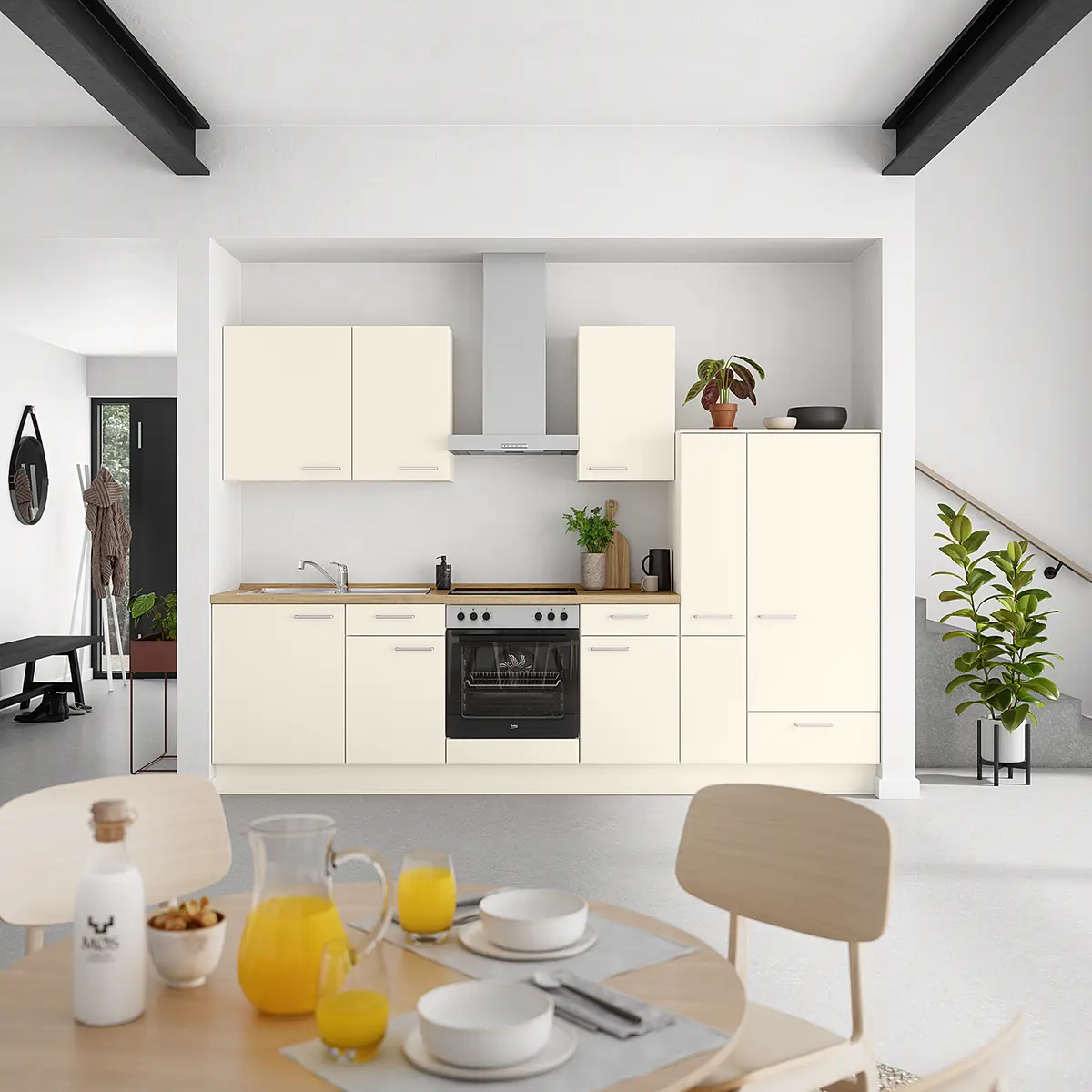 Midi-Apothekerschrank Touch | Beige