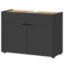 Waschbeckenunterschrank Forano | Grau