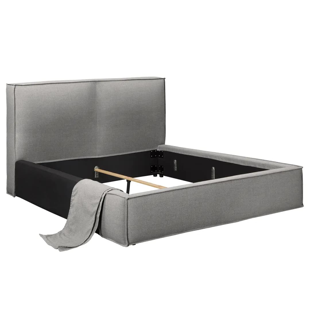 Polsterbett KINX 180 x 200cm | Grau