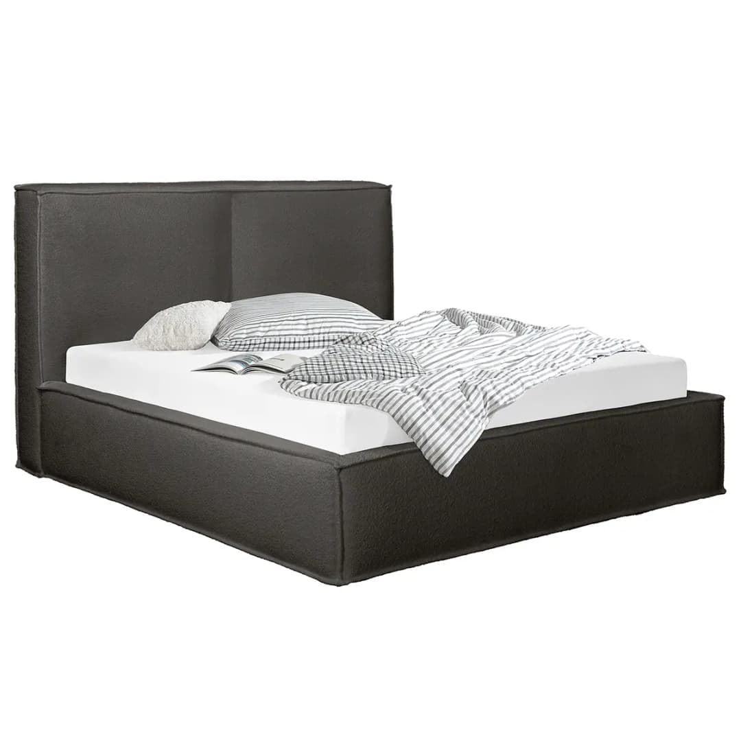 Studio Copenhagen Polsterbett Abby 220 x 200 cm | Schwarz