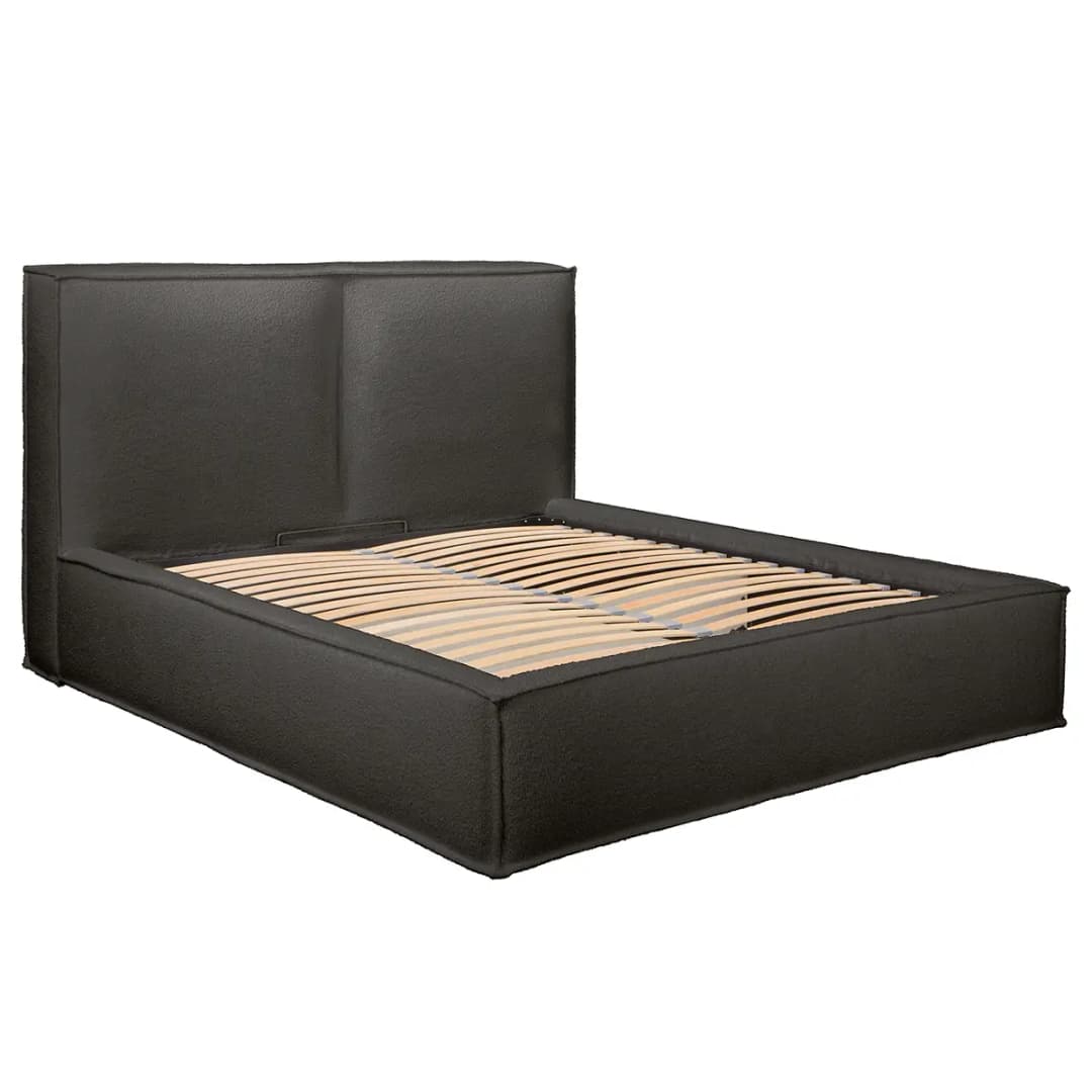 Studio Copenhagen Polsterbett Abby 220 x 200 cm | Schwarz