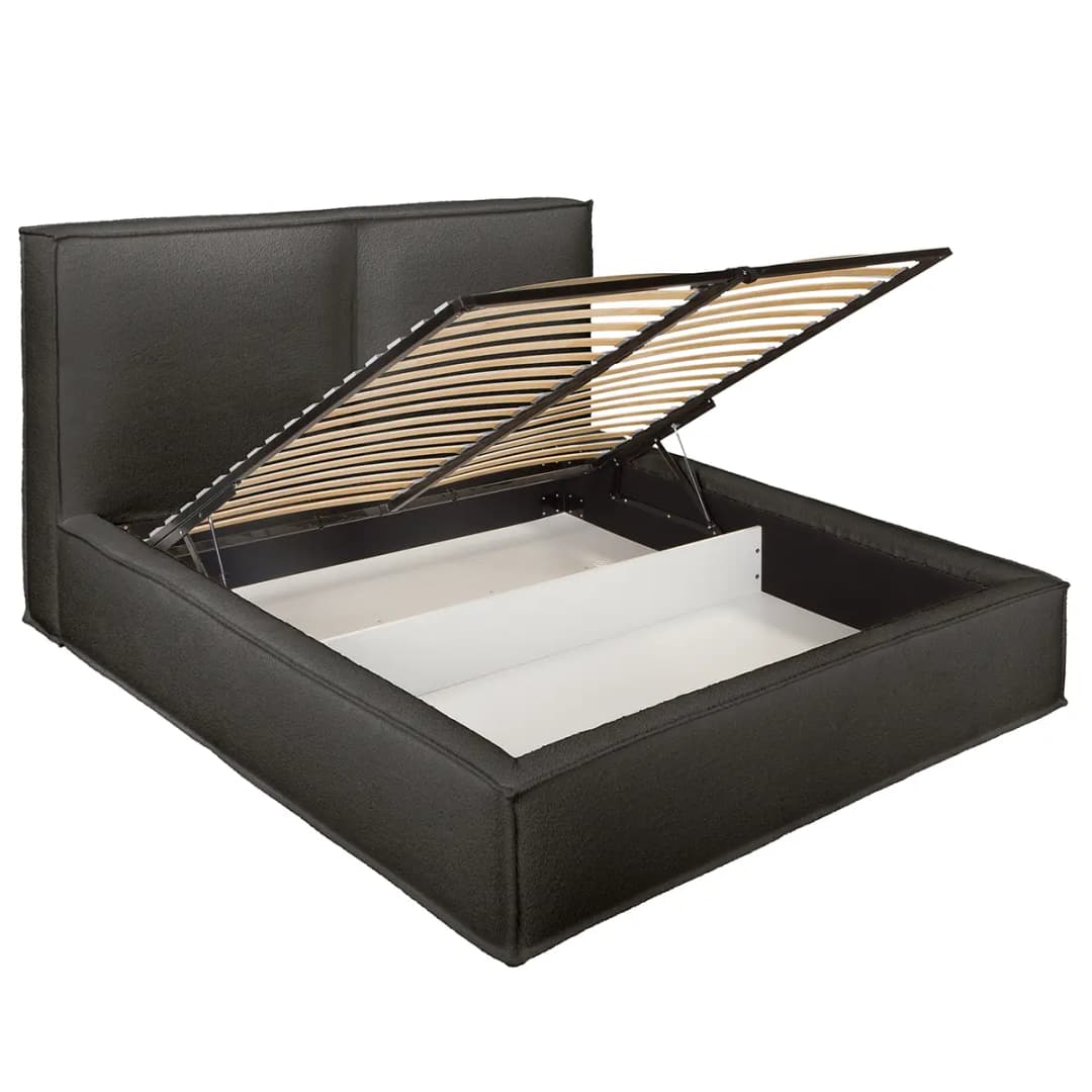 Studio Copenhagen Polsterbett Abby 220 x 200 cm | Schwarz