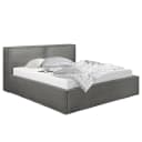 Studio Copenhagen Polsterbett 180x200cm Cordstoff Poppy Grau | Grau
