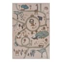 Kinderteppich Animal Park | Beige