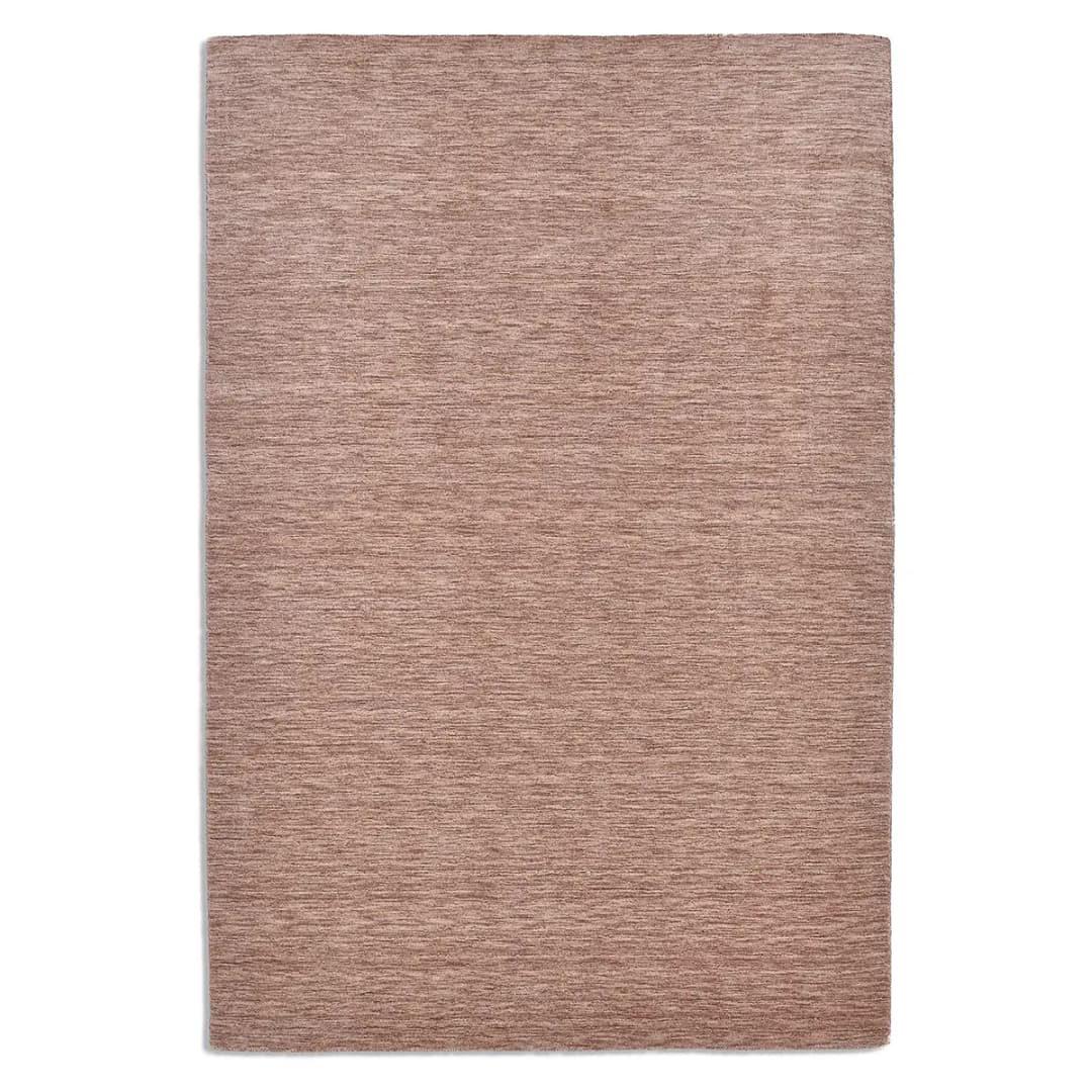 THEKO die markenteppiche Wollteppich Holi Uni | Beige