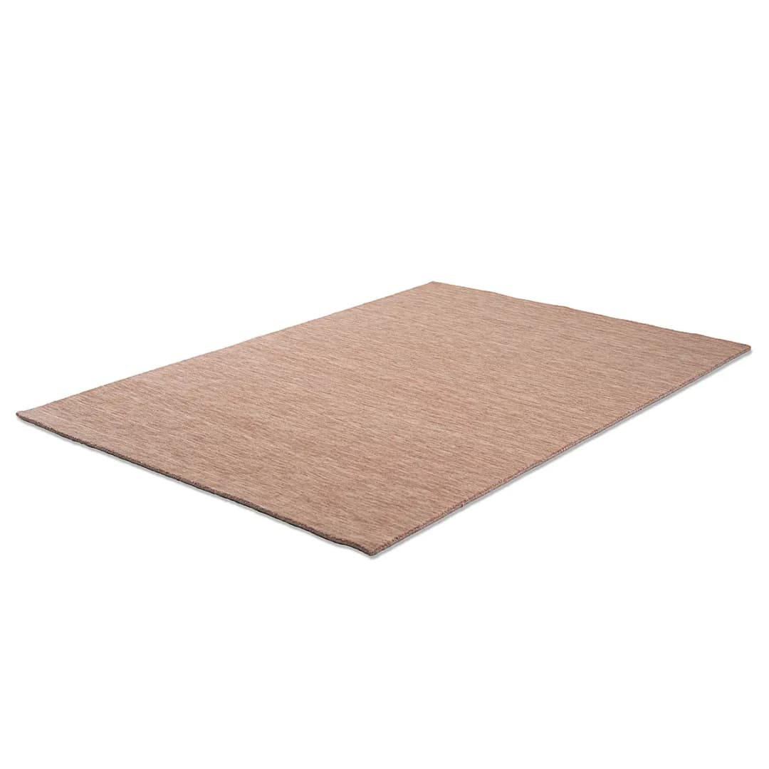 THEKO die markenteppiche Wollteppich Holi Uni | Beige