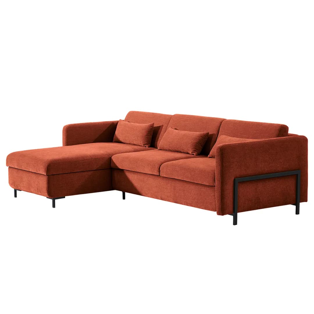 Fredriks Ecksofa Ulanula | Rot