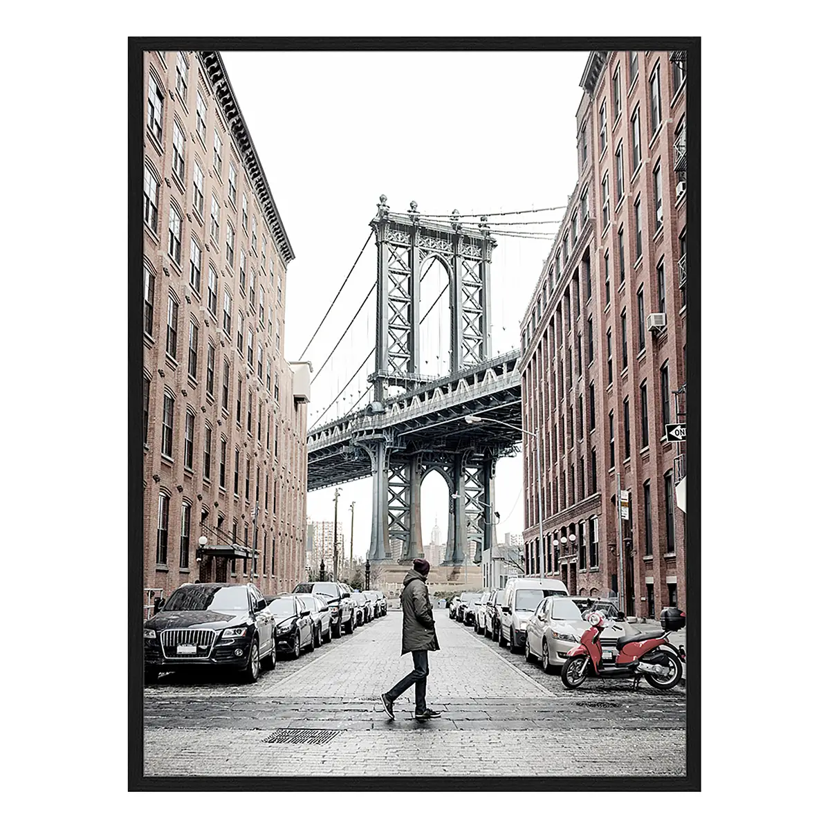 Bild Walking In Brooklyn | Mehrfarbig