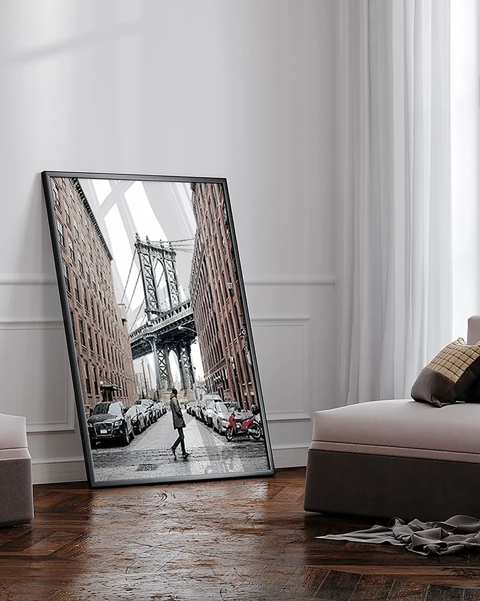Bild Walking In Brooklyn | Mehrfarbig