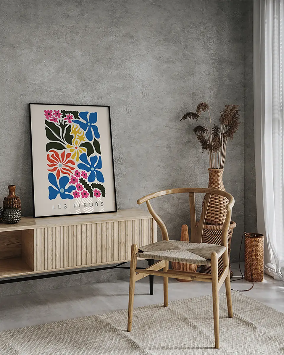 Bild Les Fleurs | Mehrfarbig