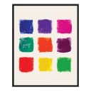Bild Grunge Colorful Squares | Mehrfarbig