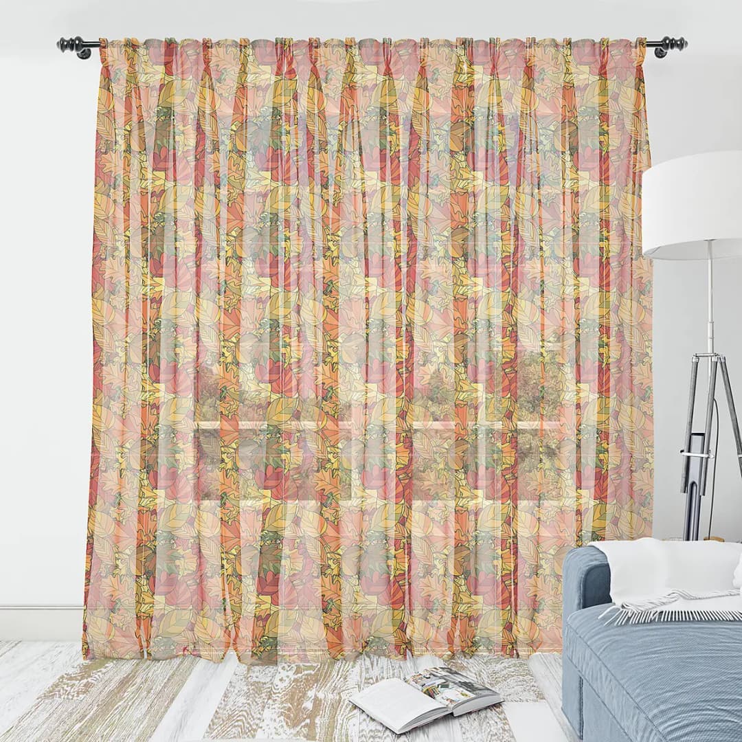 Abakuhaus Fertiggardine Herbstblätter 2er-Set | Mehrfarbig