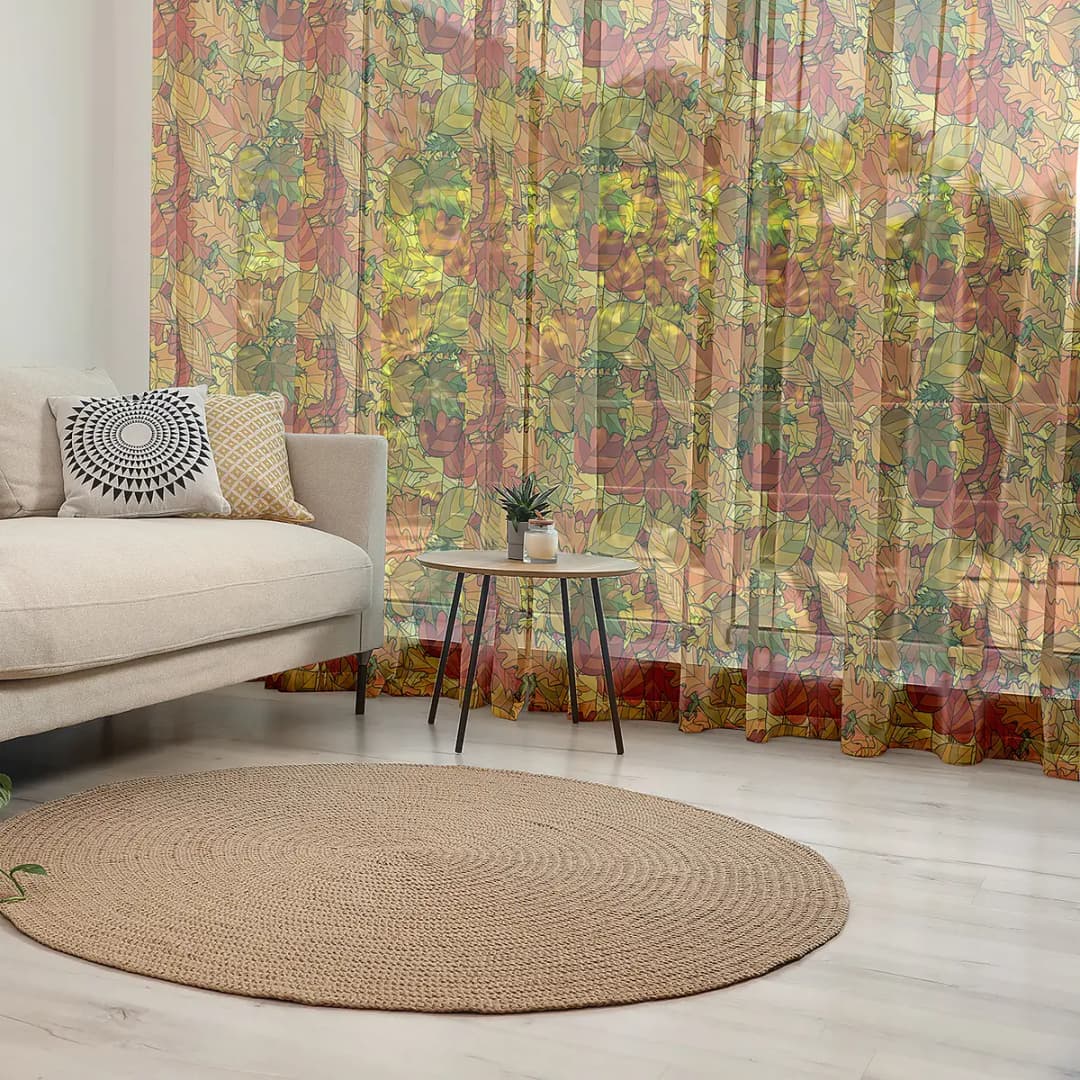 Abakuhaus Fertiggardine Herbstblätter 2er-Set | Mehrfarbig