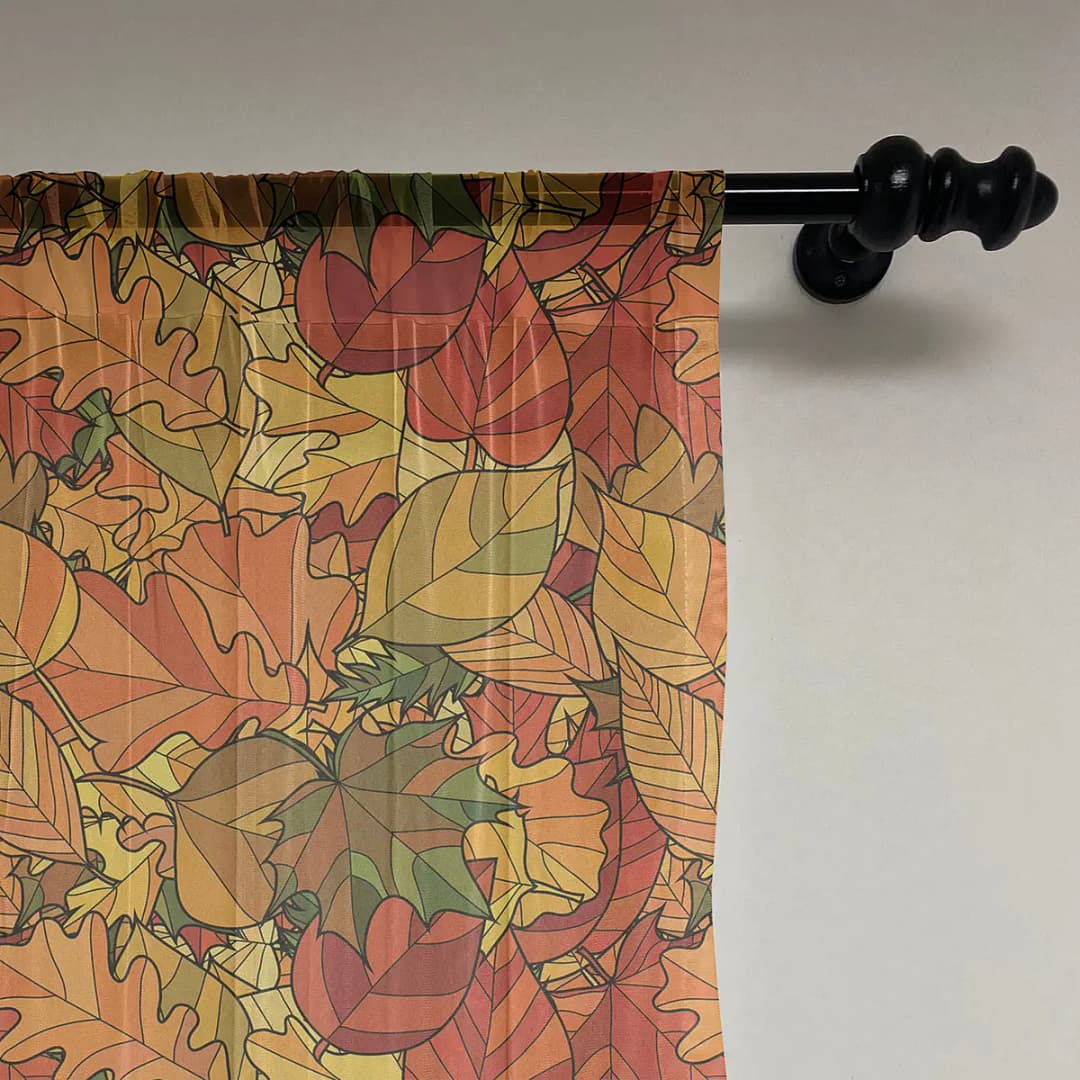 Abakuhaus Fertiggardine Herbstblätter 2er-Set | Mehrfarbig