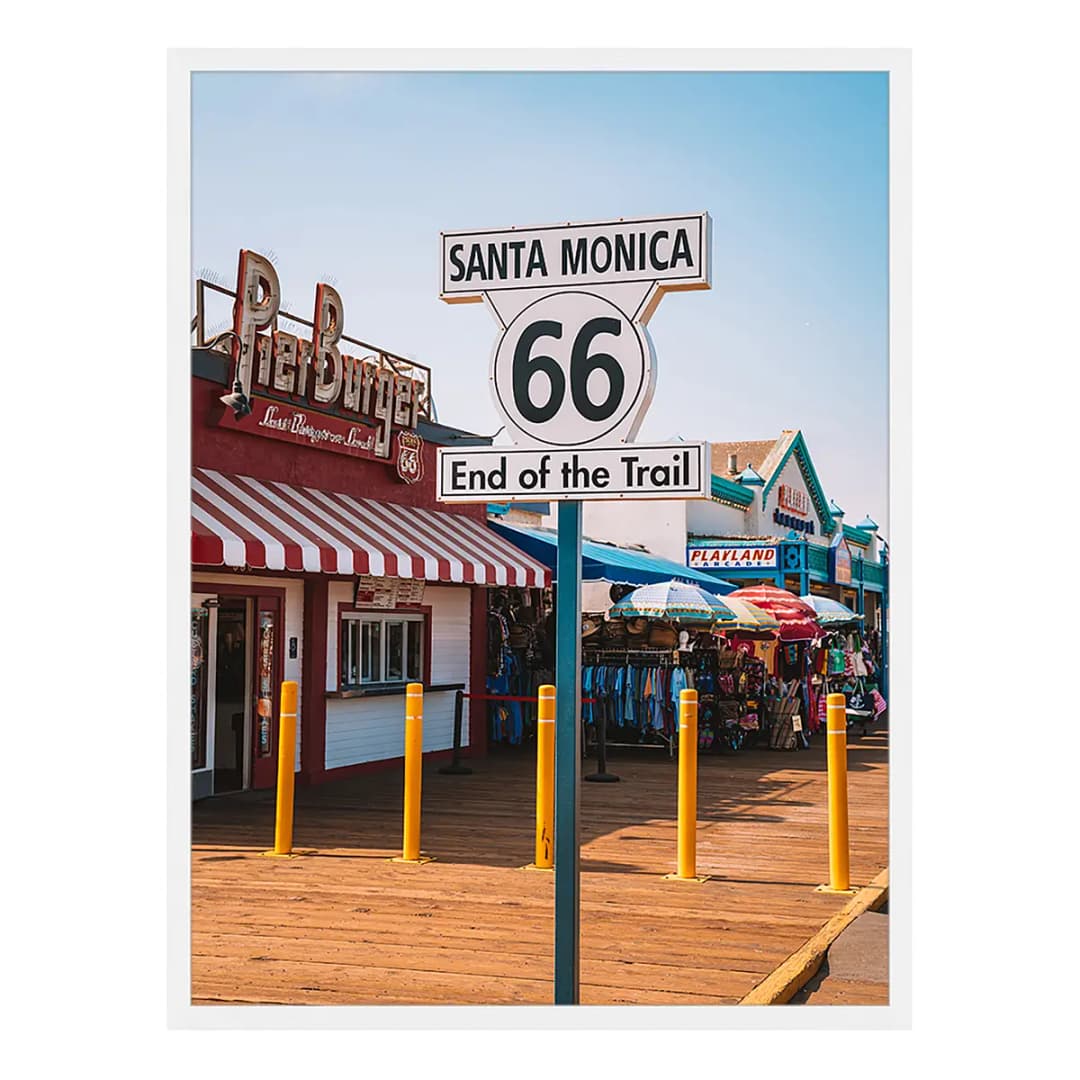 Bild Santa Monica Pier | Mehrfarbig