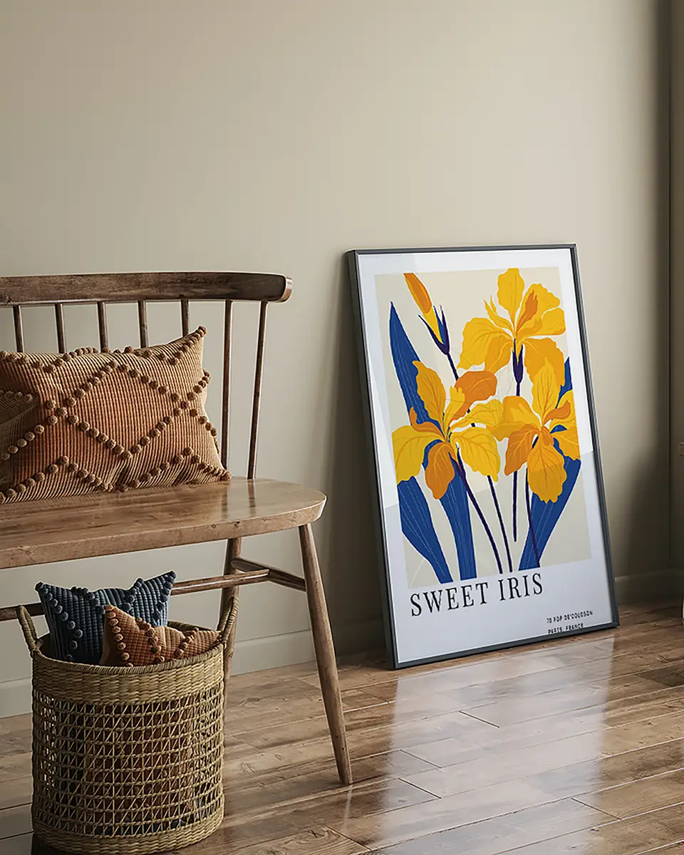 Bild Sweet Iris | Holztöne