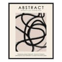 Bild Abstract Poster Rahmen | Holztöne