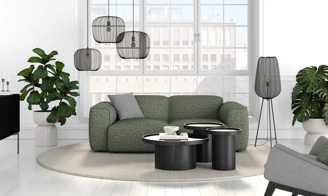 2-Sitzer Sofa Enne | Grün