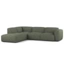 Studio Copenhagen Ecksofa 3-Sitzer mit Recamiere Enne | Grün