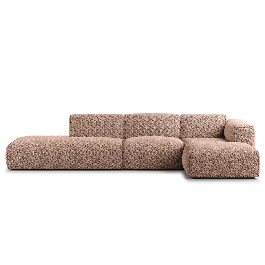 Ecksofa mit Chaiselongue Bony | Lila