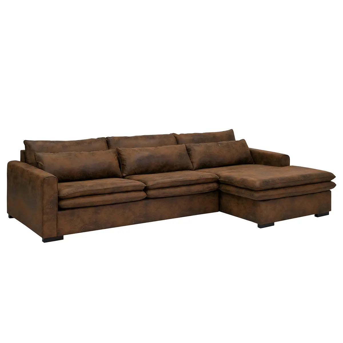 Ecksofa Dailman | Braun