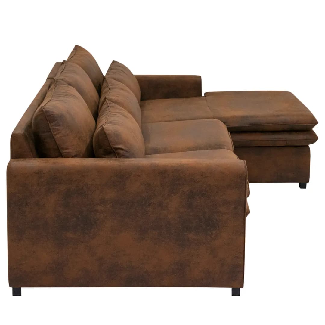 Ecksofa Dailman | Braun