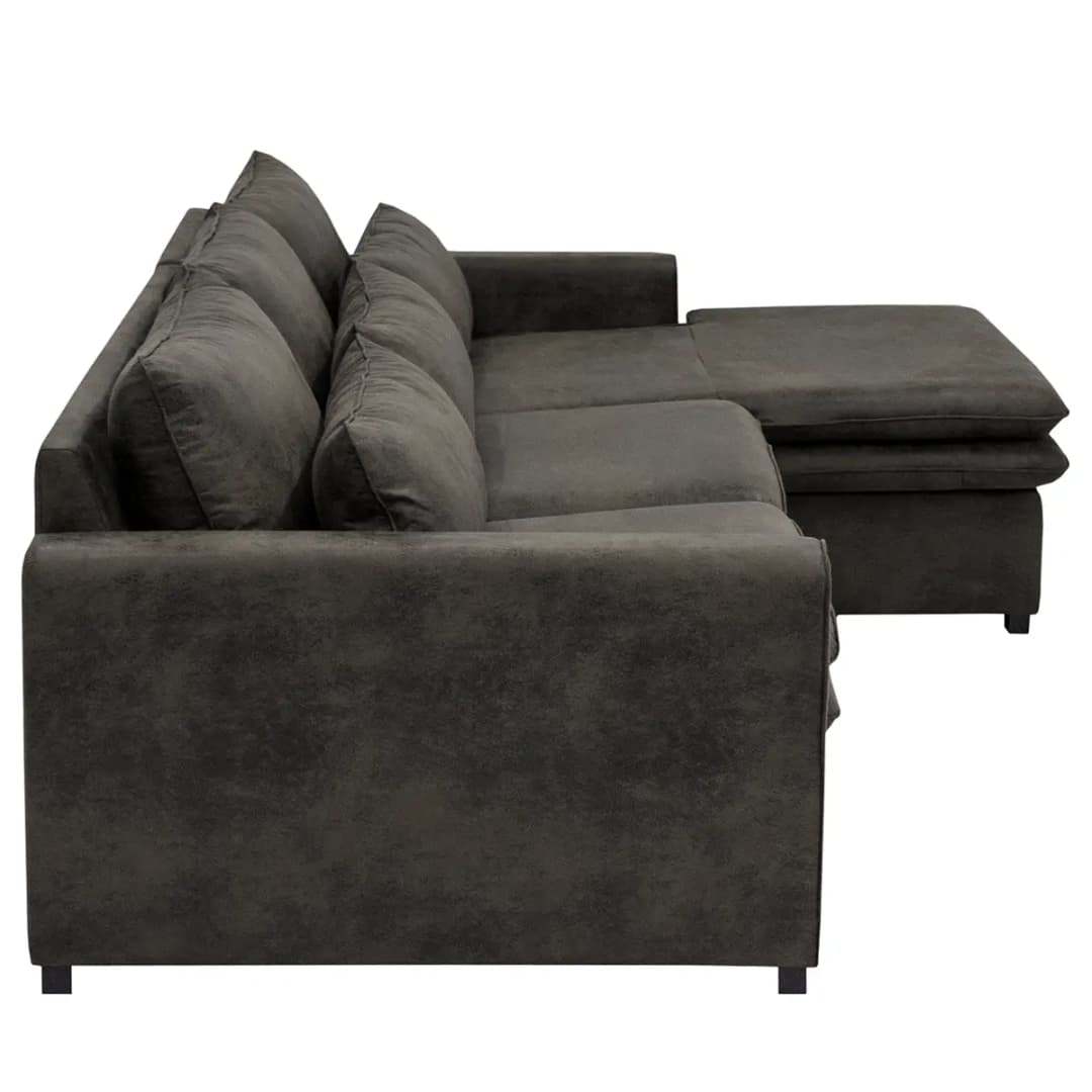 Ecksofa Dailman | Grau