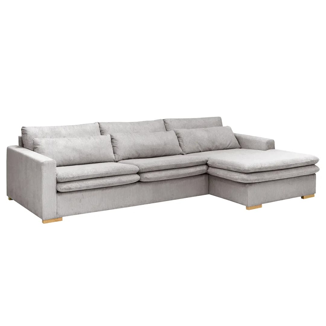 Ecksofa Dailman | Grau