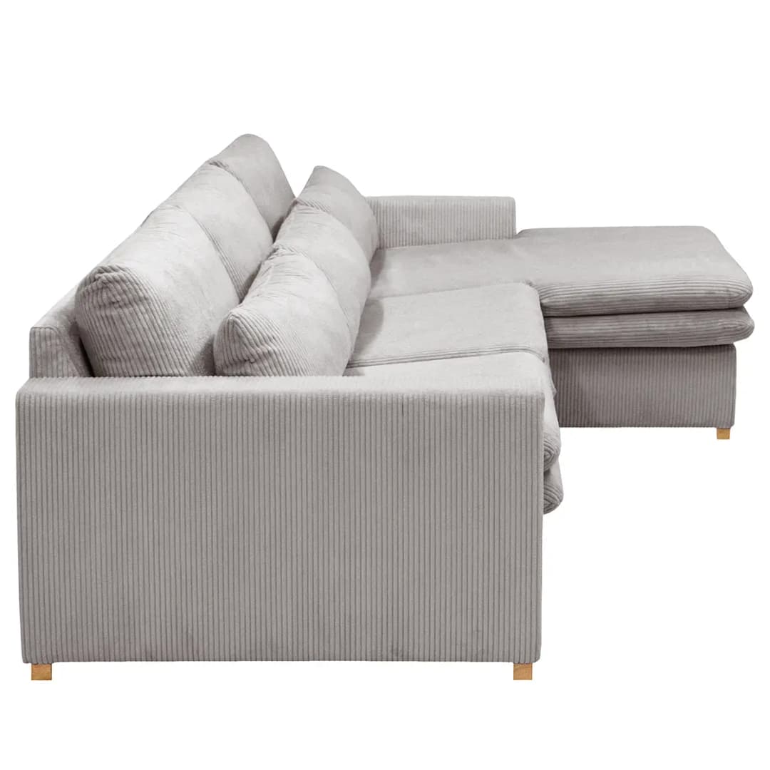 Ecksofa Dailman | Grau