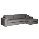 loftscape Ecksofa Madras mit Longchair | Grau