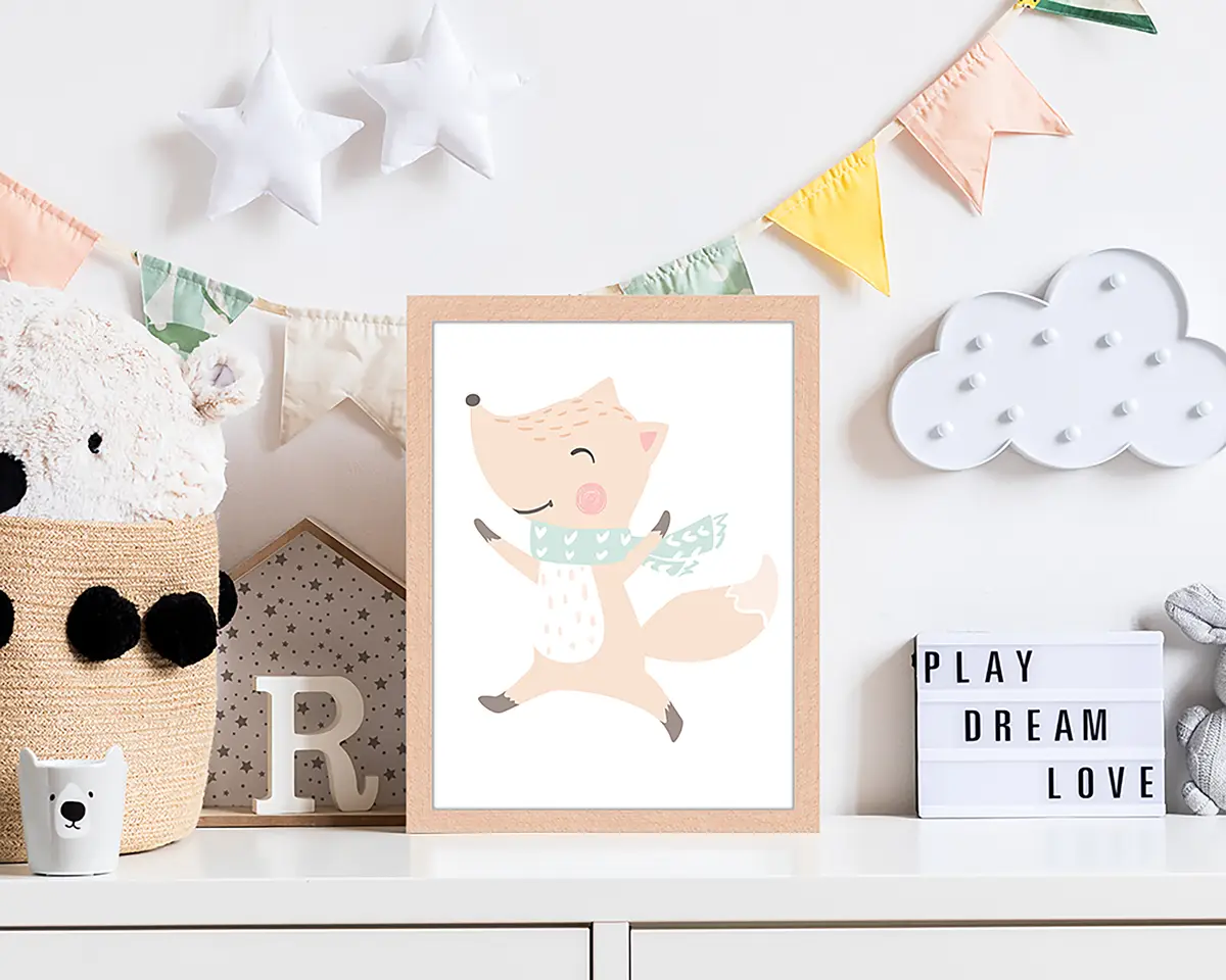 Bild Fox Baby | Mehrfarbig