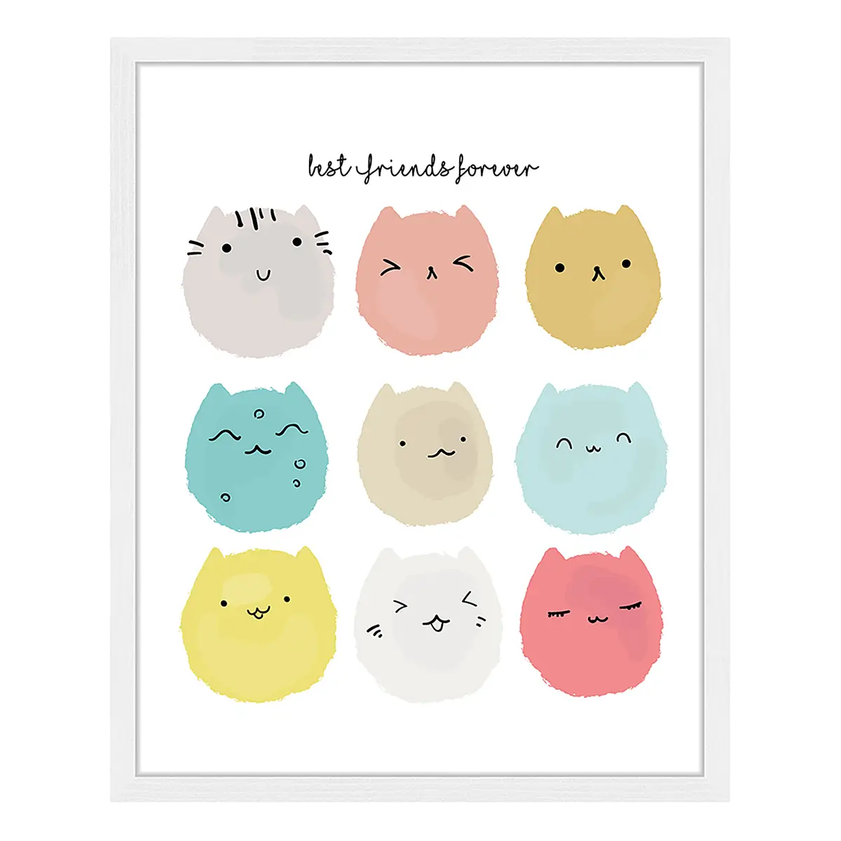 Bild Cats 43 x 53cm Multicolor | Mehrfarbig
