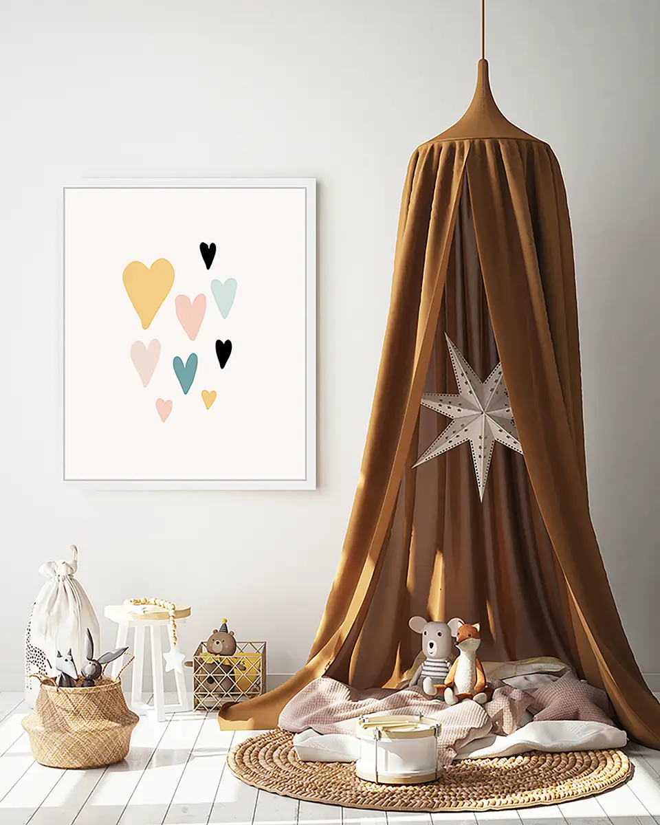 Bild Lovely 53 x 63cm Multicolor | Mehrfarbig