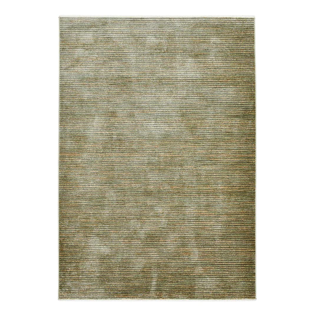 Gino Falcone Corduletta Kurzflorteppich Grün/Grün 240 x 340cm | Grün