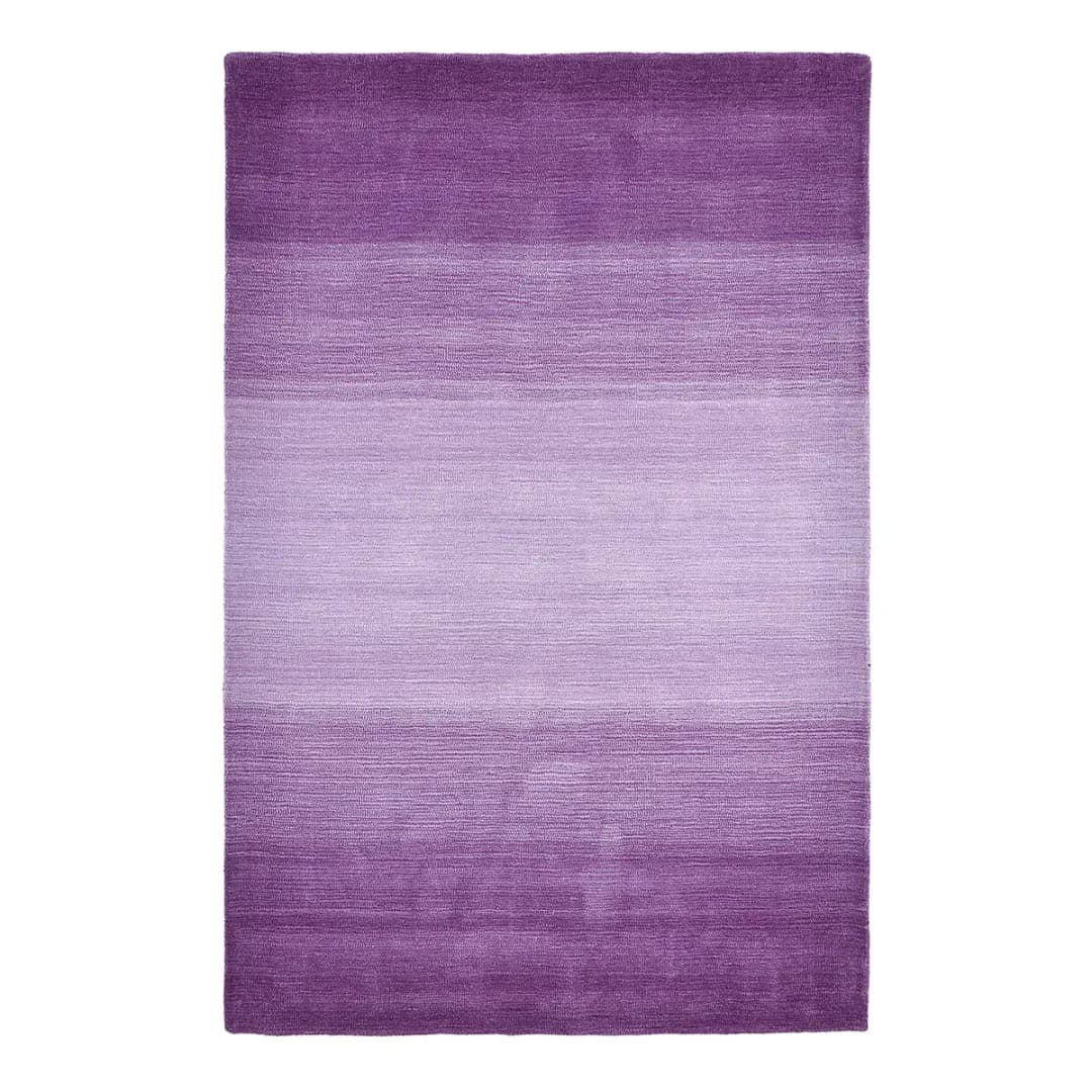 Wollteppich Comfort Ombre Violett/Violett 140 x 200cm Wolle