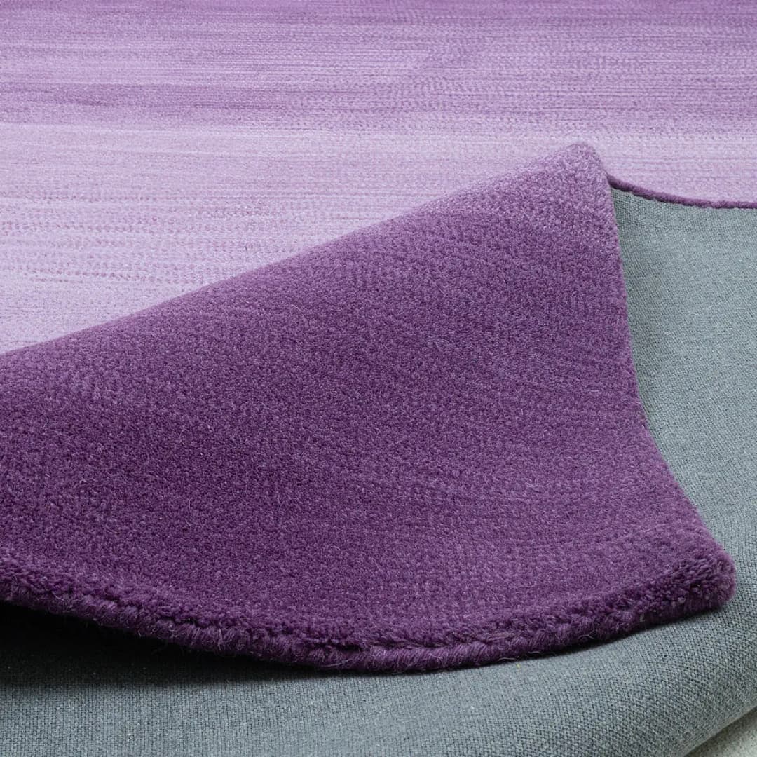 Wollteppich Comfort Ombre Violett/Violett 140 x 200cm Wolle
