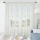 Abakuhaus Fertiggardine Blätter Typ A 2er-Set 180cm | Mehrfarbig