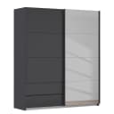 rauch Orange Schwebetürenschrank Elara | Grau