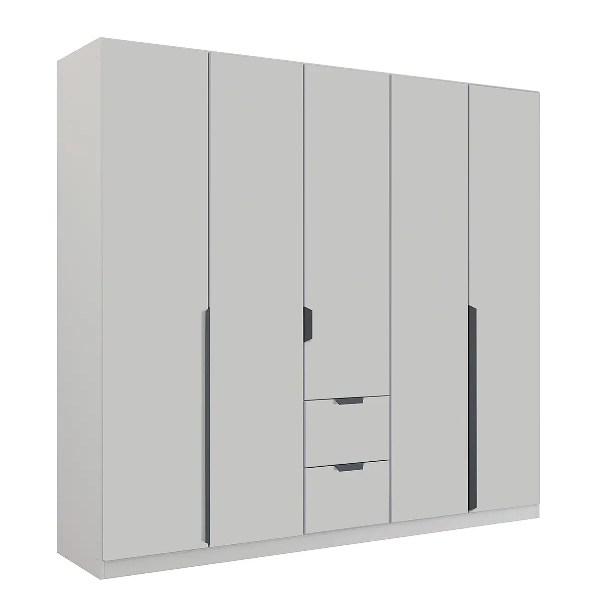 Drehtürenschrank Cotty 225cm Grau | Grau