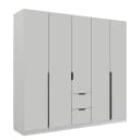 Drehtürenschrank Cotty 225cm Grau | Grau