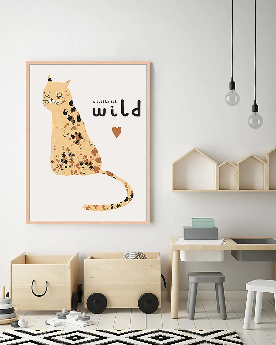 Bild A Little Bit Wild | Mehrfarbig