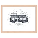 Bild Say Yes To New Adventures 33 x 43cm Multicolor